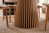 Esstisch VALHALLA WOOD rund 120-160-200cm ausziehbar Eiche natur
