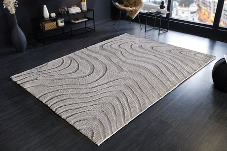 Carpet Wave 170x240cm grey