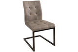 Cantilever chair OXFORD microfibre antique taupe