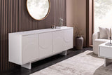Sideboard SAVOY 180cm 3D w/ white marble ceramic top