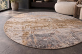 Carpet DESERT PATINA 150cm round patina-inspired pattern  sand greige taupe