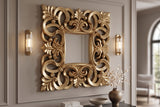 Wall mirror VENICE BAROCK 75cm antique gold
