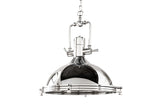 Pendant lamp INDUSTRIAL 40cm chrome