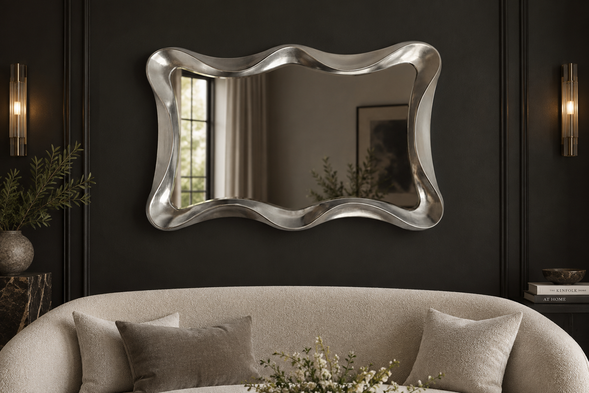 Wandspiegel ALICE 120 cm silber