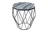 Coffee table DIAMOND 50cm marble black grey