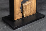 Stehleuchte DESIGNED BY NATURE 165cm Regenbaumholz natur schwarz