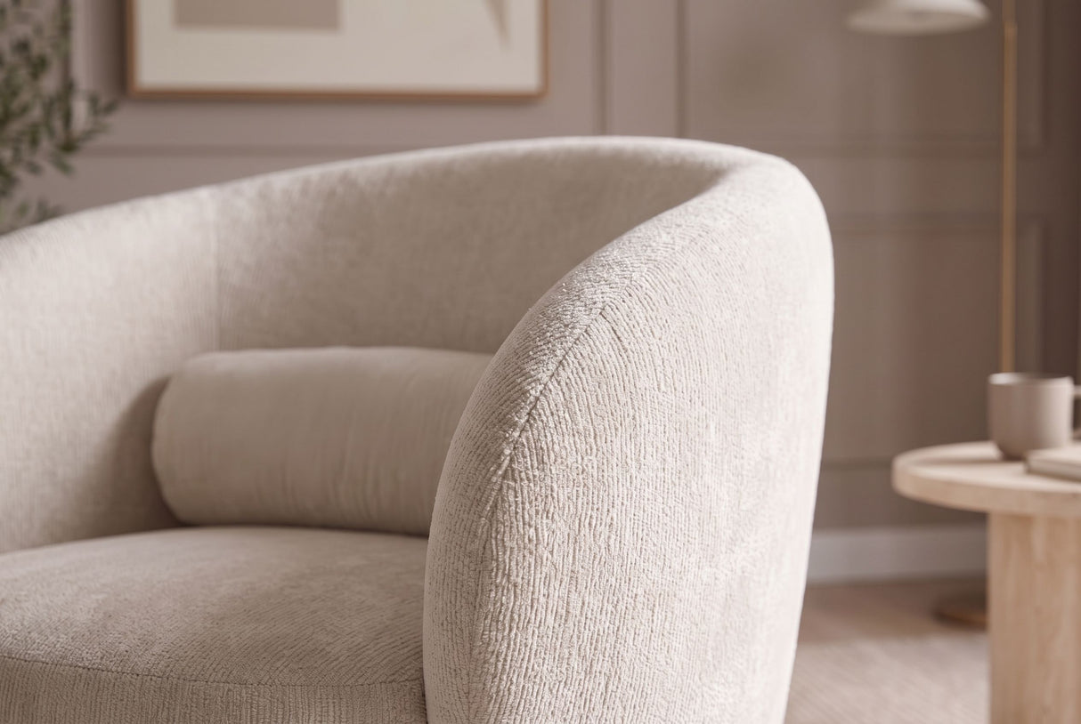 Sessel BOSSA NOVA 360° drehbar Chenille beige