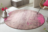 Carpet MODERN ART 150cm round beige pink