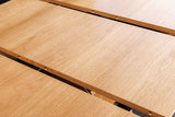 Dining table UNIQUE 160-200cm extendable oak wood verneered