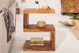 Shelve side table S 60cm sheesham wood