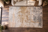 Teppich DESERT PATINA 350x230cm Patina-inspiriertes Muster sand greige taupe