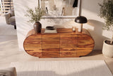 Sideboard ORGANIKO 180cm oval sheesham wood brown