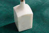 Side table TRAYFUL 55cm antique gold with marble stand
