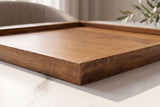 Tray MAKASSAR 50cm mango wood brown honey finish
