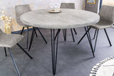 Dining table SCORPION Ø 80cm round mango grey