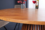 Dining table MAISON JADE Ø 120cm round acacia wood