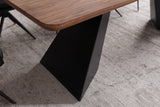 Esstisch PRESTIGE 180-240cm ausziehbar Nussbaumholz furniert natur