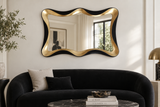 Wandspiegel ALICE 120 cm schwarz gold