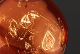 Pendelleuchte LIQUID DIAMOND 35cm Glas kupfer