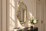 Wall mirror EMBER 100cm frame gold