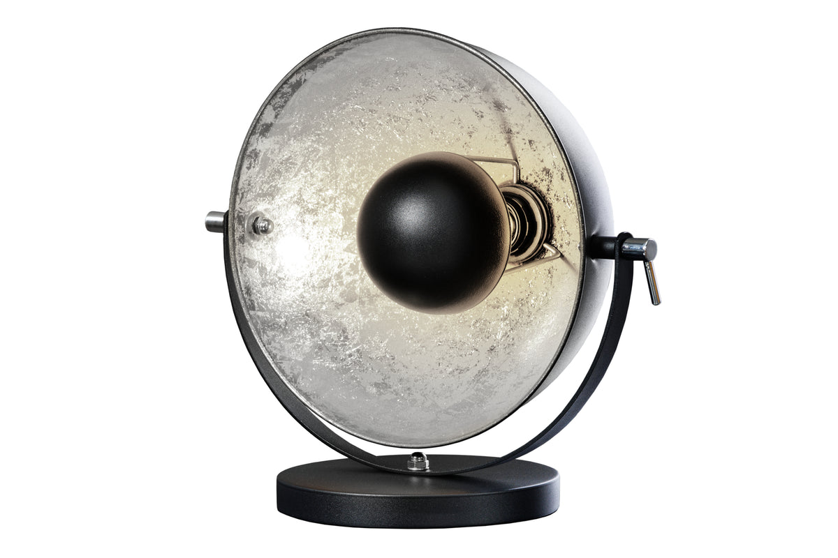 Stolní lampa STUDIO 40cm černá stříbrná