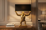 Table lamp KING APE 65cm black golden
