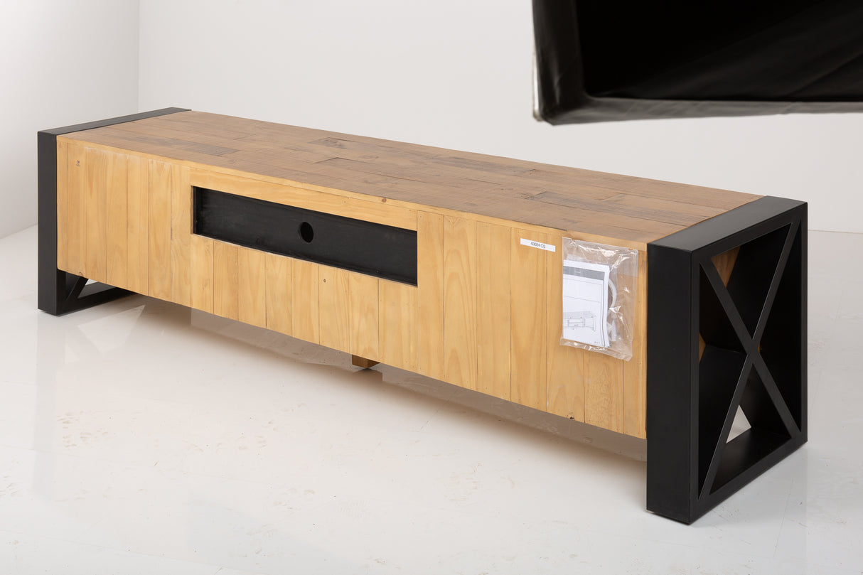 TV-Board THOR 200cm Kiefernholz natur