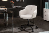 Office chair EUPHORIA 47-56cm artificial leather white