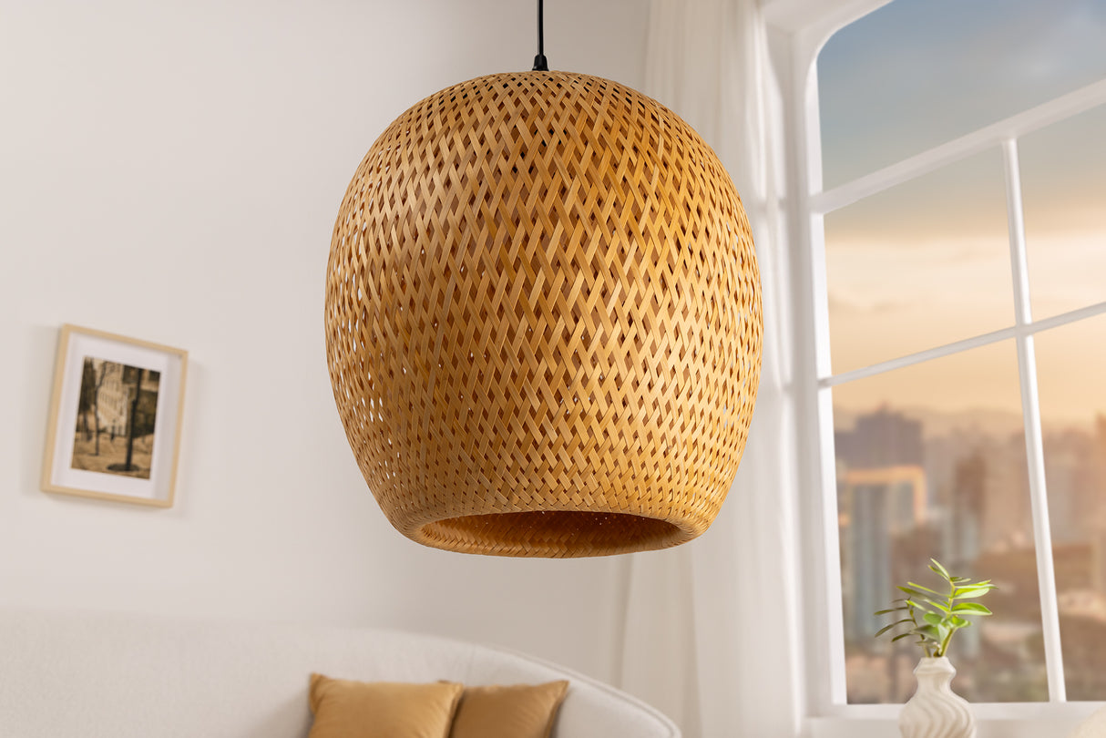 Suspension ORGANIC LIVING 35cm en bambou naturel
