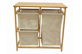 Wäschekorb LAGOON SPA 70cm Bambus natur beige