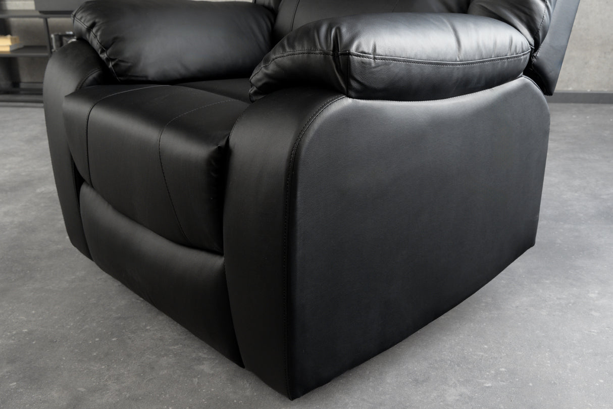 Cinema armchair HOLLYWOOD artificial leather black