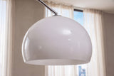 Floor lamp BIG BOW 175-205cm white w/ marble base