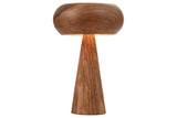 Table Lamp ALVA 40cm iron and acacia wood natural