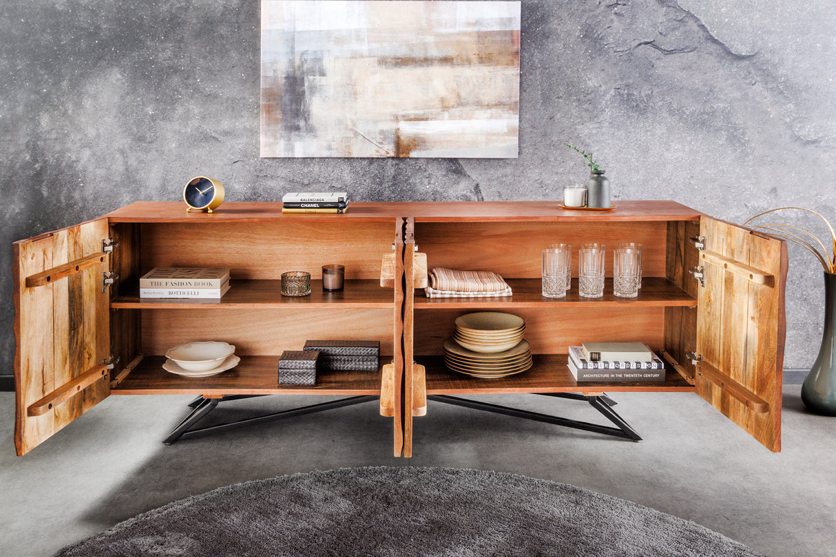 Sideboard ZEN 180cm 3D mangobraun