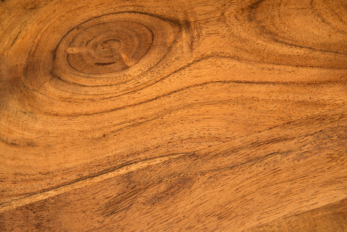 Schuhregal MAMMUT 75cm Akazienholz braun honigfarben lackiert