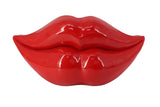 Vase LIP 55cm lips red