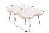 Couchtisch GOA 115cm Akazienholz natur