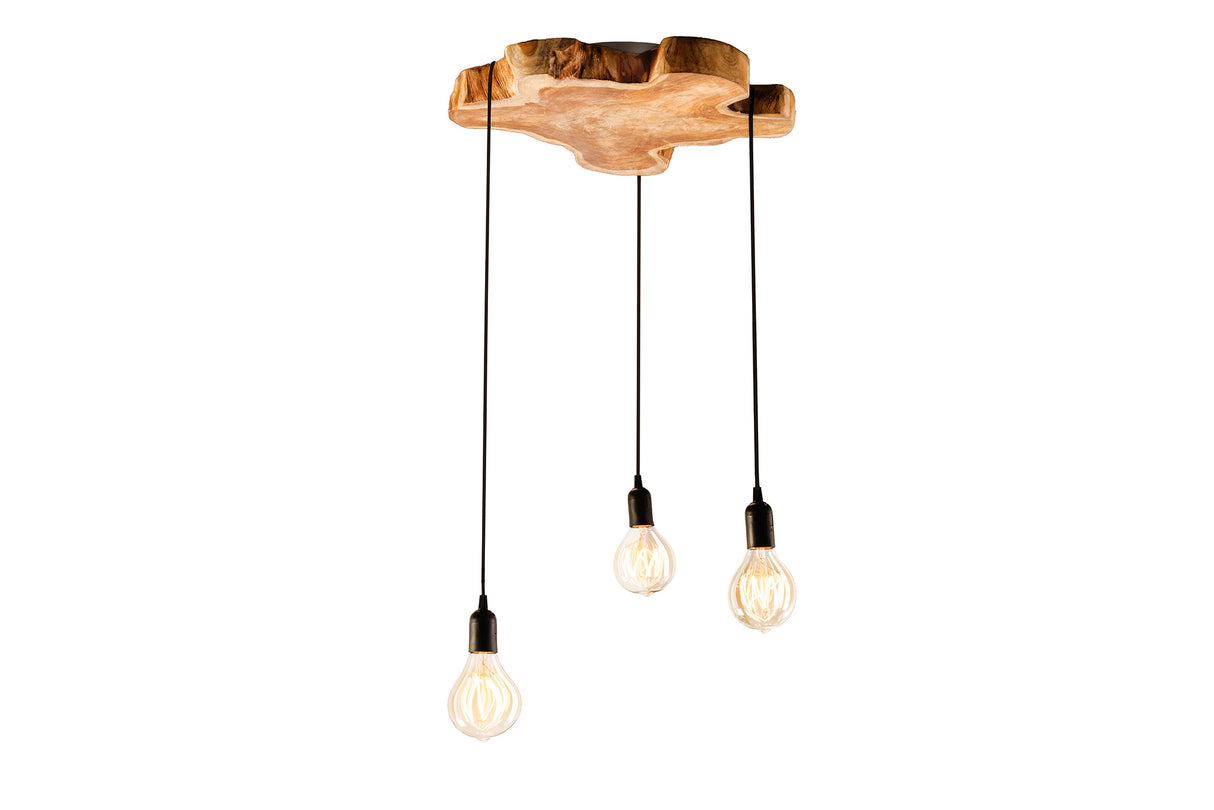 Pendant lamp HYPNOTIC 50cm longan wood natural