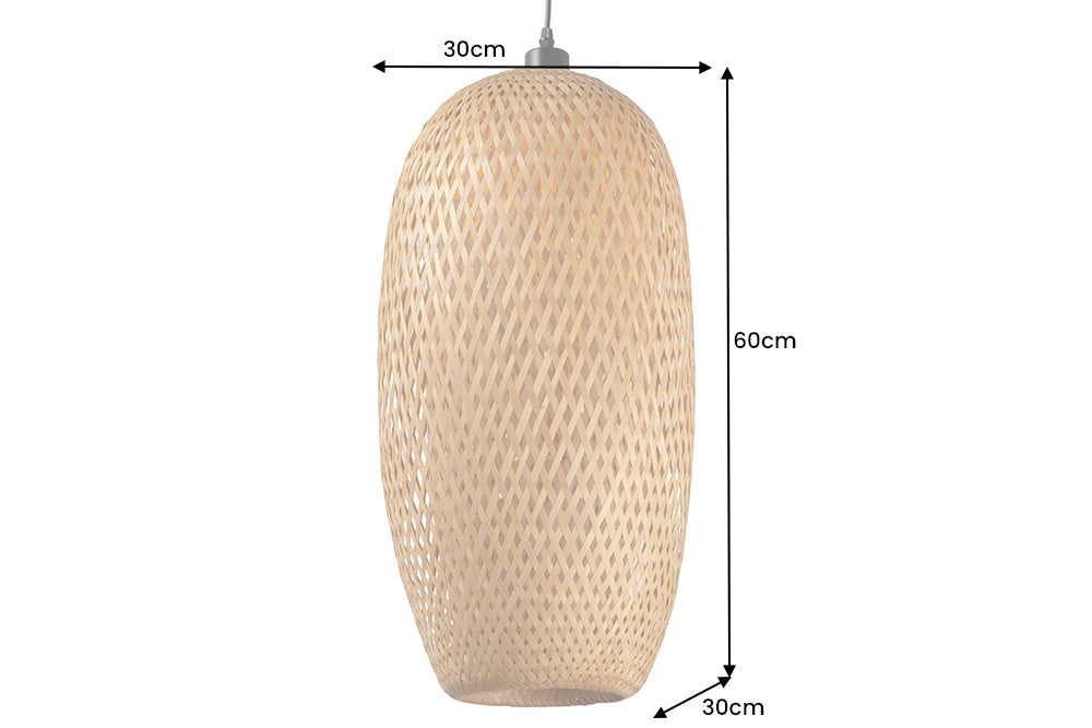 Suspension ORGANIC LIVING 60cm en bambou naturel