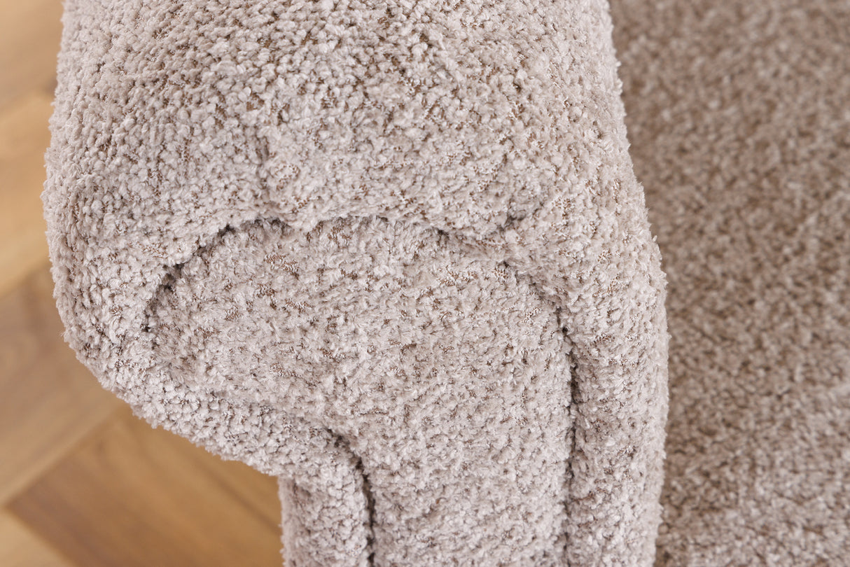 Schlafsofa MAISON BELLE AFFAIRE 220cm Bouclé Greige