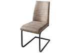 Cantilever chair APARTMENT microfibre antique taupe black