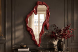 Wall mirror FLUIDUM 150cm red