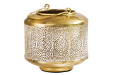 Lantern ORIENT 15cm gold with patina