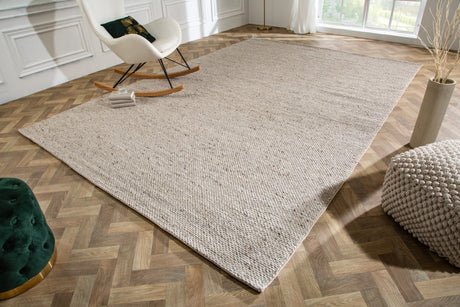 Carpet WOOL 350x240cm silver grey