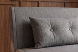 Sleeping chair SMART MULTIFUNCTION 100cm velvet grey