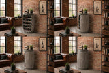 Wine shelf BODEGA 80cm for 23 bottles fir wood natural