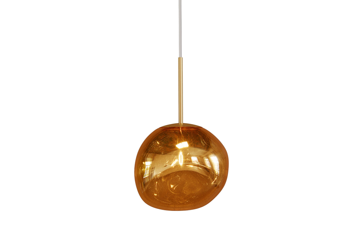 Pendelleuchte LIQUID DIAMOND 20cm Glas gold