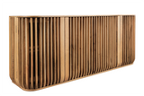 Sideboard SCULPTURA 170cm offene Lamellenfront abgerundete Kanten Mangoholz natur