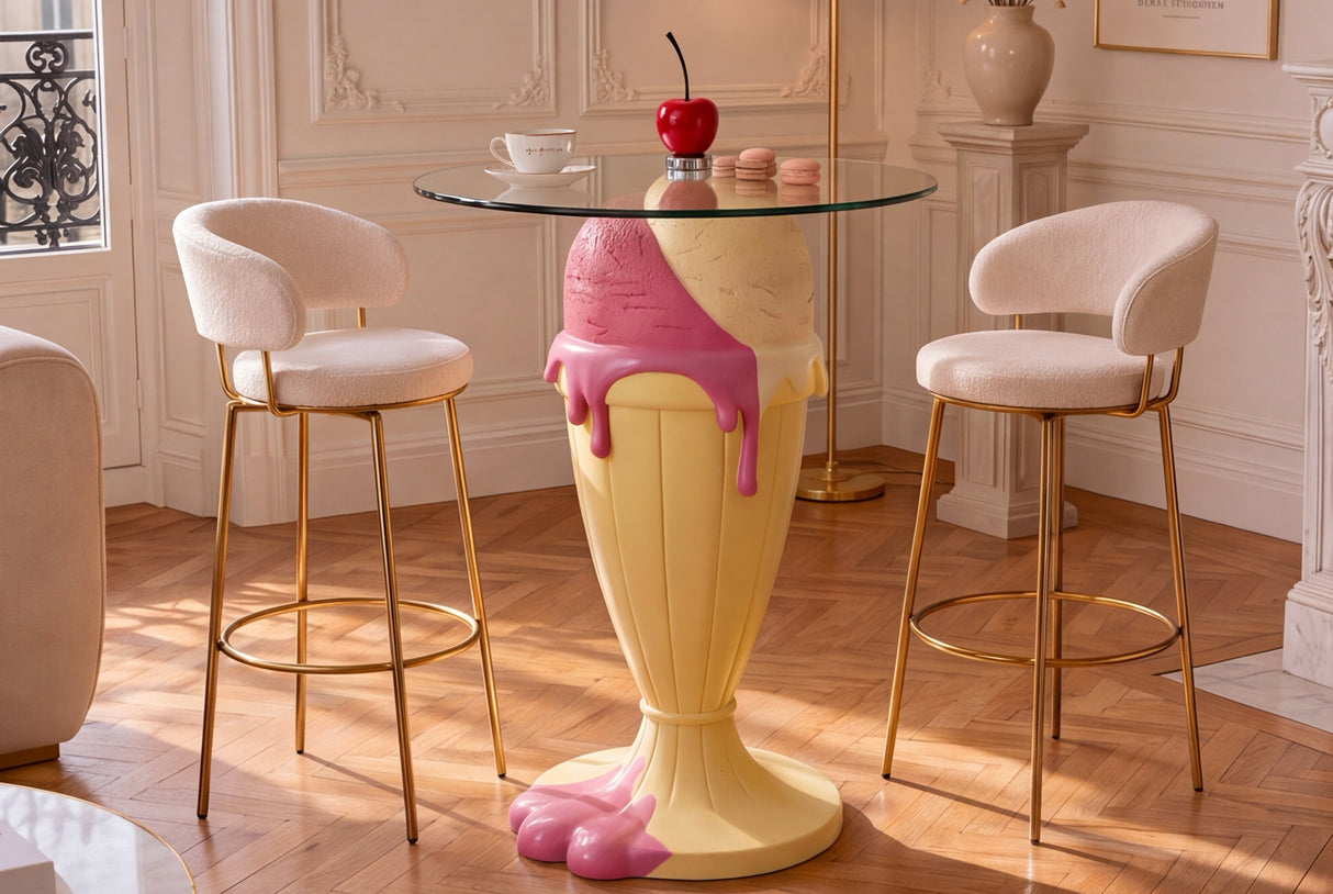 Bistrotisch SWEET SOCIETY Sundae 90cm pastellgelb