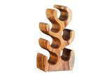 Wine shelf ARTE 50cm for 6 bottles suar wood natural